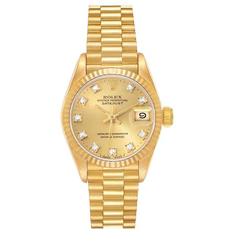 rolex lady datejust president 18ct gold neupreis 1989|ladies rolex president 69178.